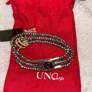 Silver Beaded Bracelet